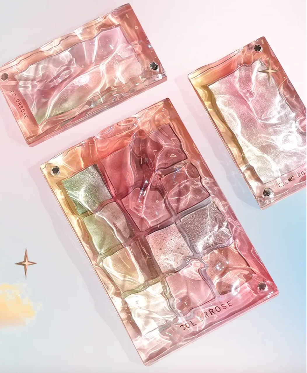 Water Ripple Series - "A rose is a rose" Eyeshadow Palette