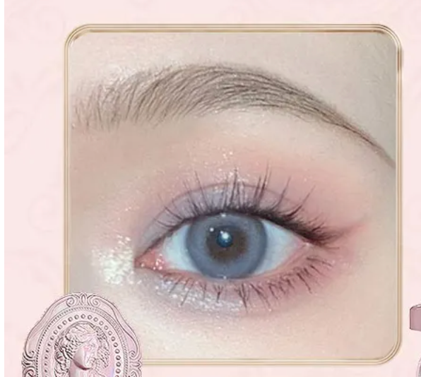 Oil Painting Gradient Blusher - "Pink blue"
